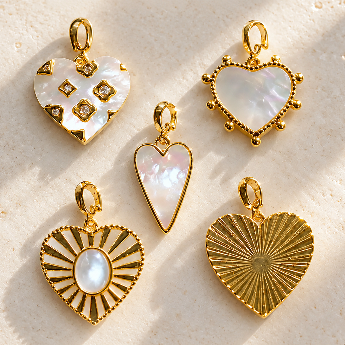 Charm- Favorite Hearts Clip on Charm