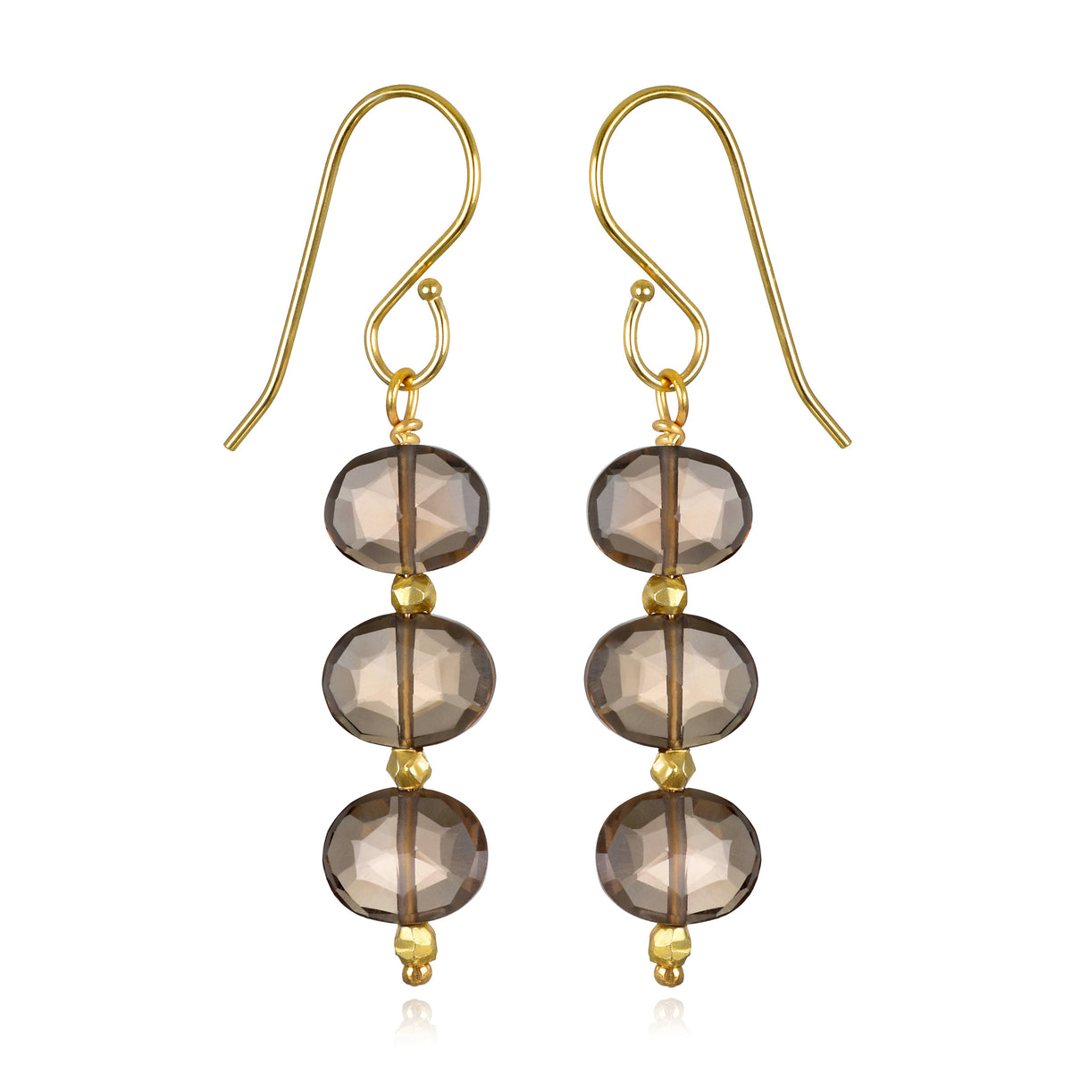 Smoky Quartz Sparkle Dangles