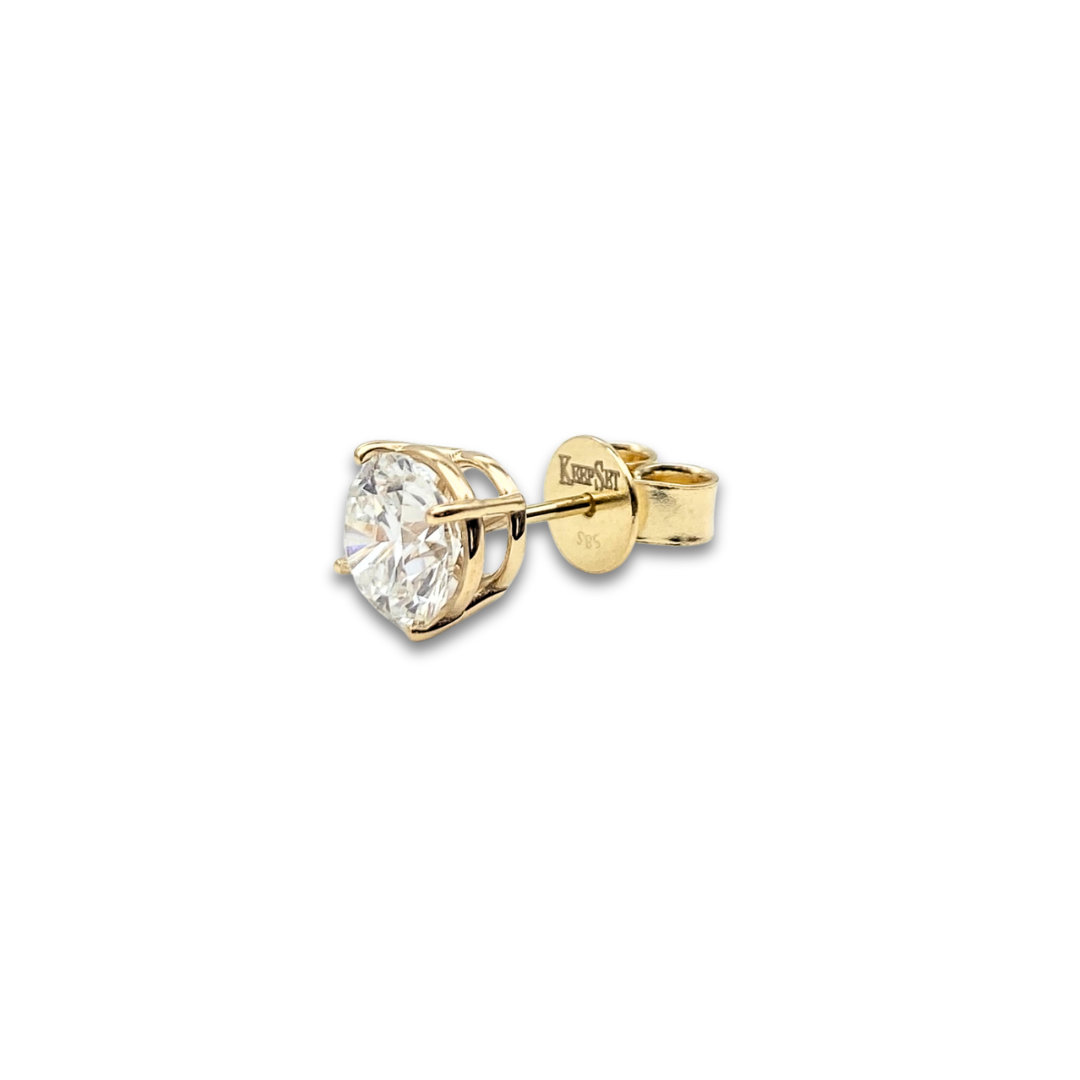 Exquisite Diamond Studs -1cttw - Yellow Gold