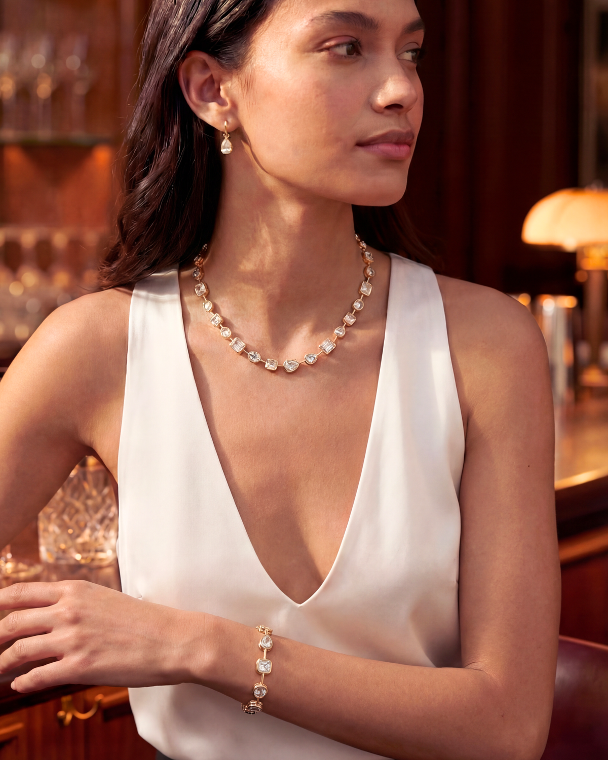 Nicole Tennis Necklace