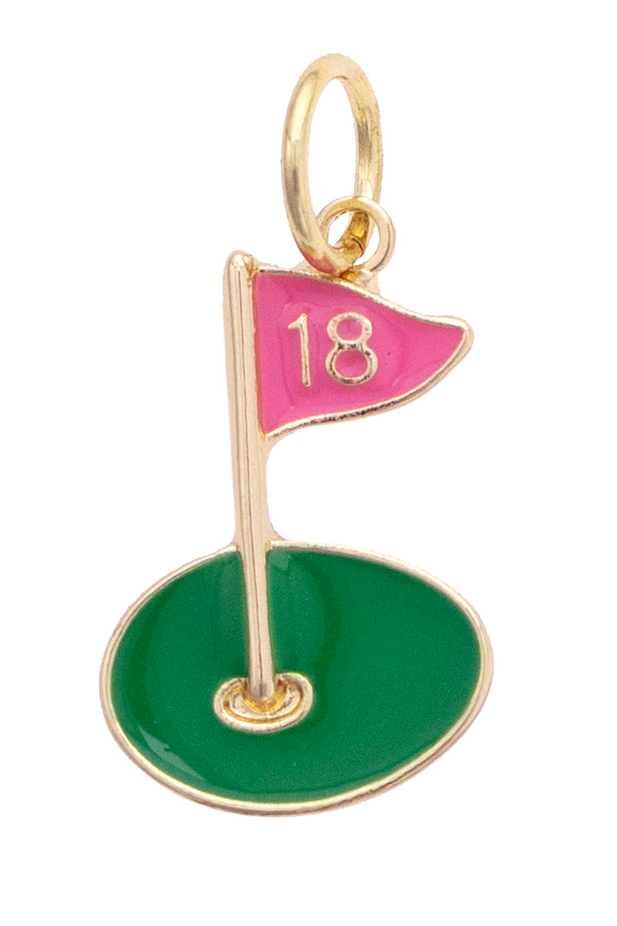 Charm- Putting Green Golf in Green and Pink