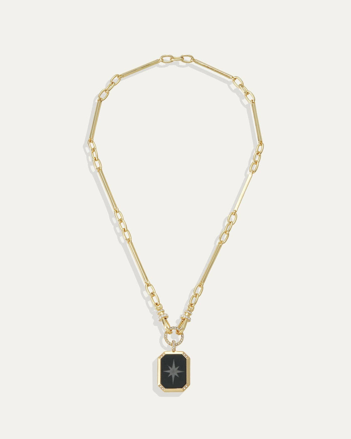 Aster Reversible Pendant Charm Necklace