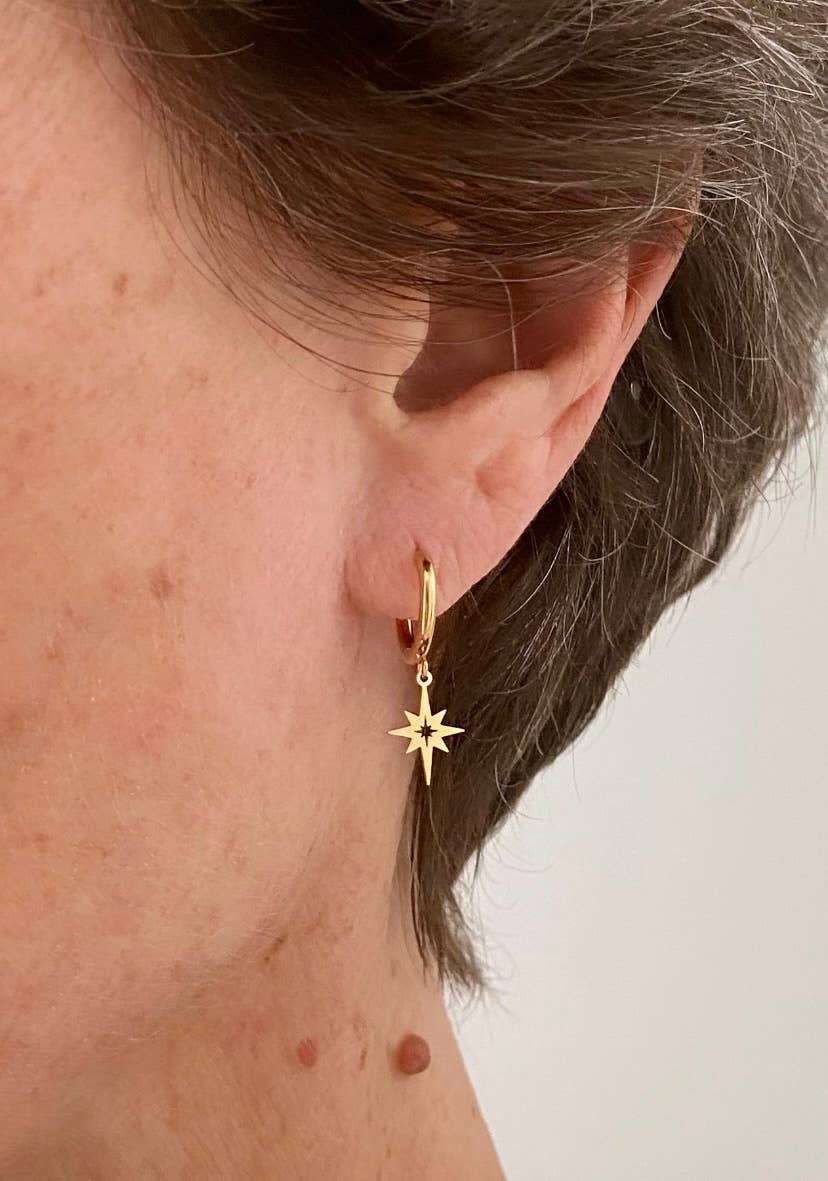 Celestial Huggie Earring