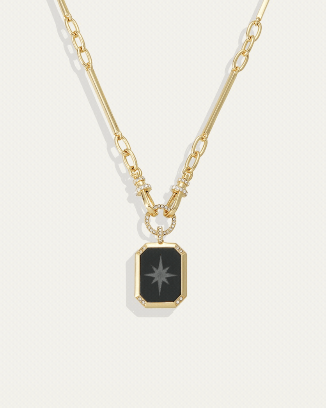 Aster Reversible Pendant Charm Necklace