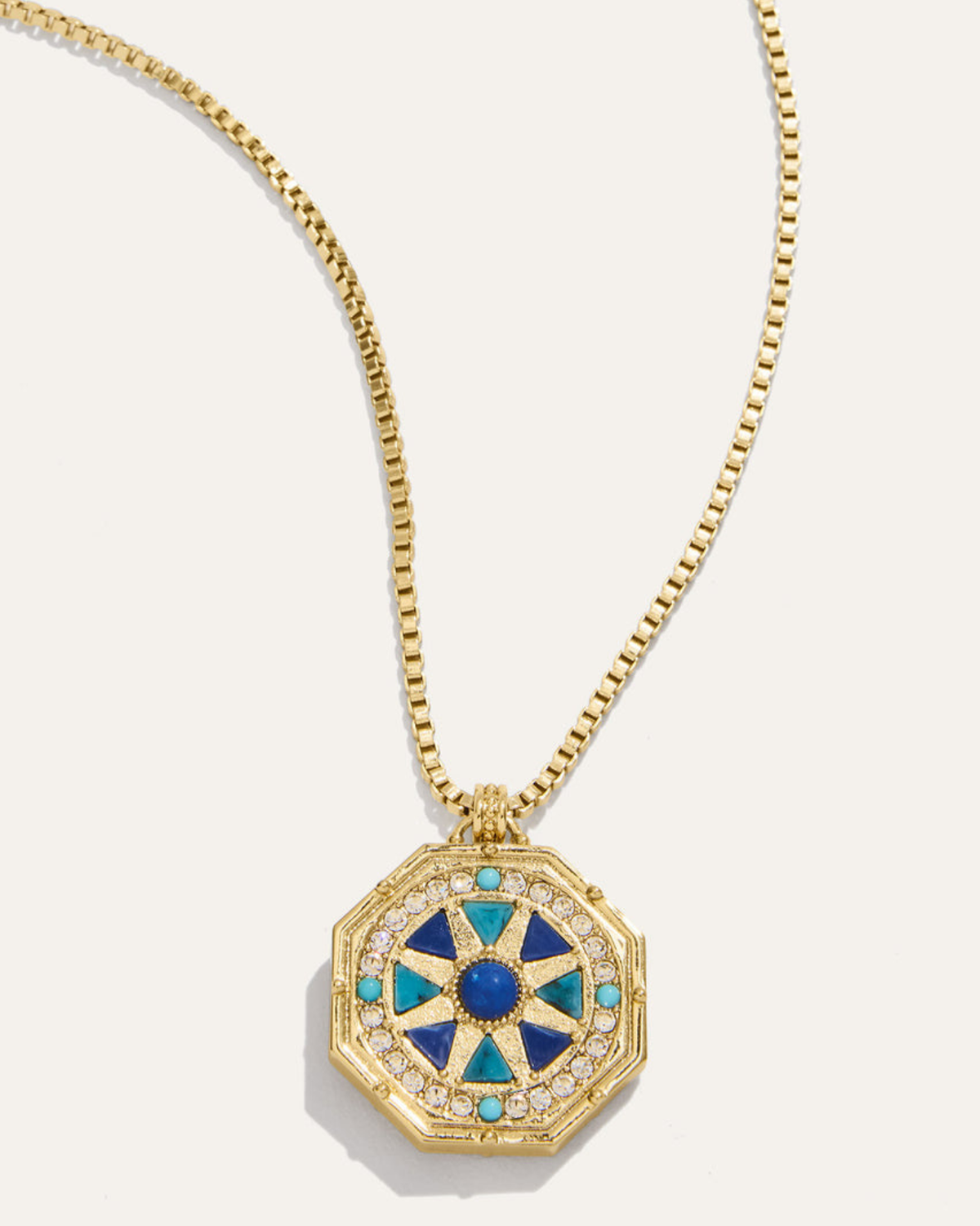 Capri Reversible Pendant Charm Necklace