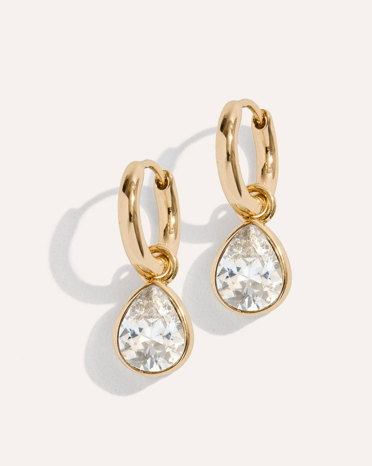 Elisa Reversible Huggie Hoop Earrings