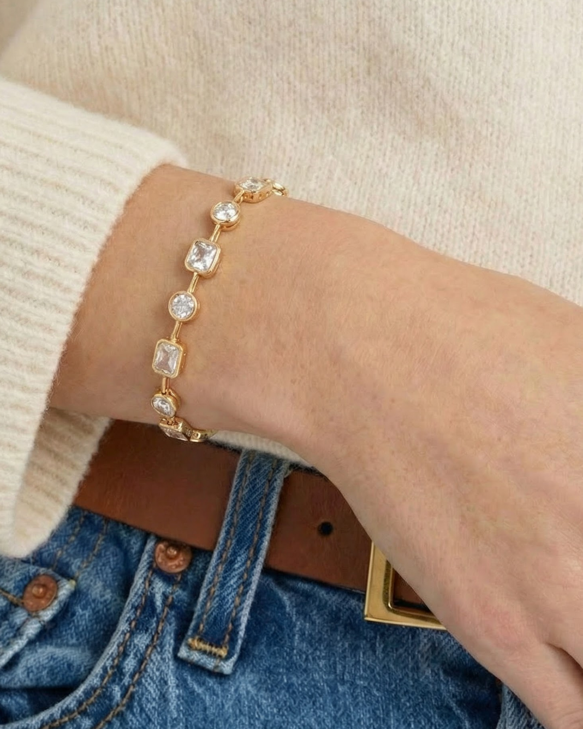 Nicole Tennis Bracelet