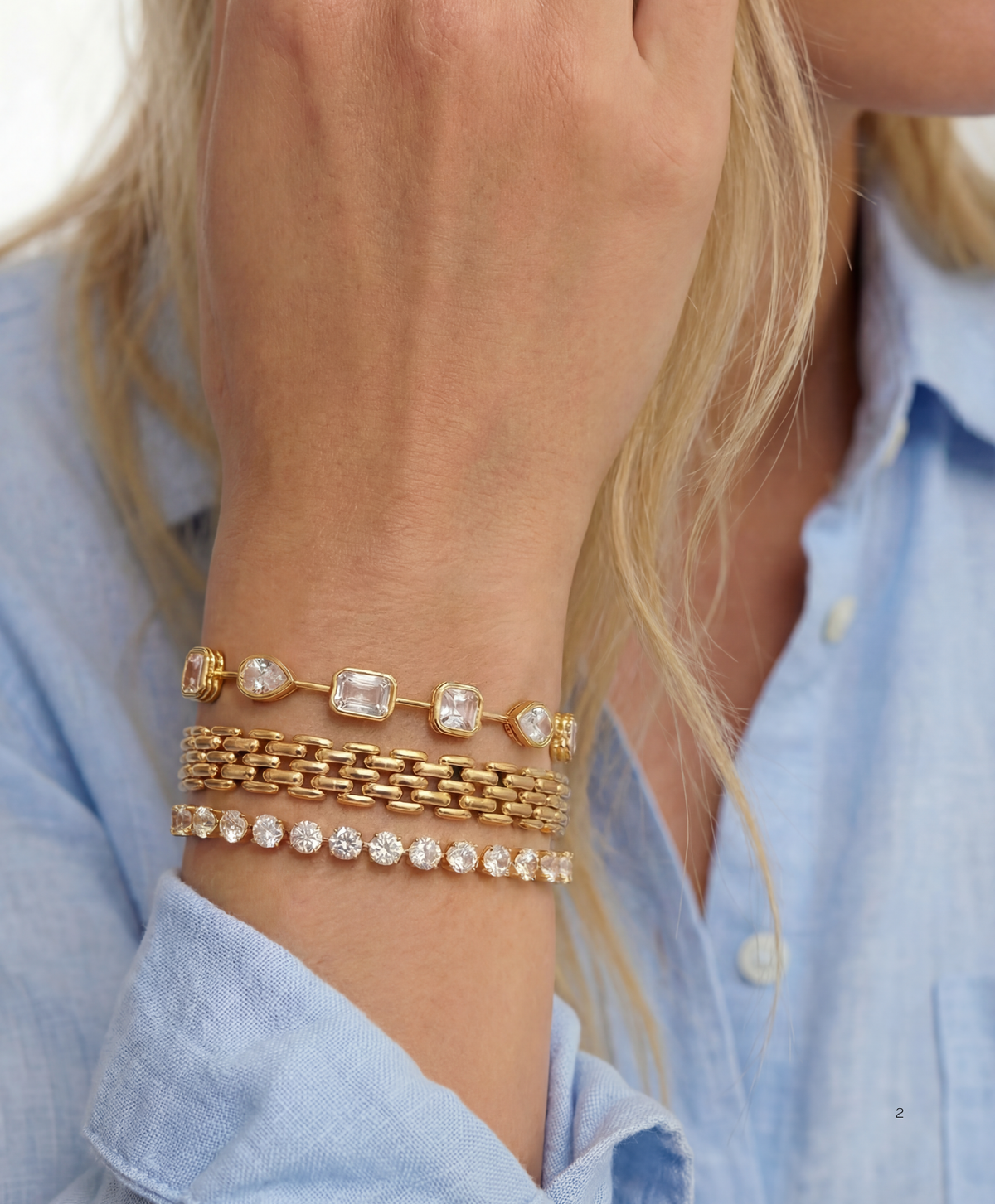 Nicole Tennis Bracelet