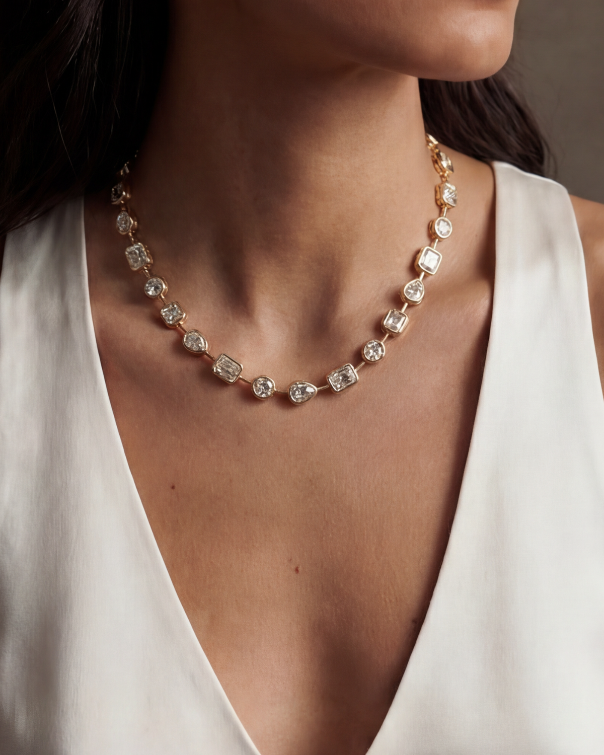 Nicole Tennis Necklace