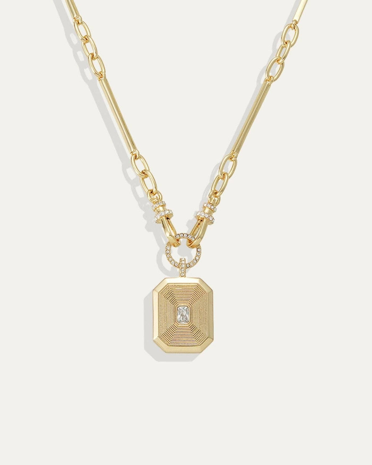 Aster Reversible Pendant Charm Necklace