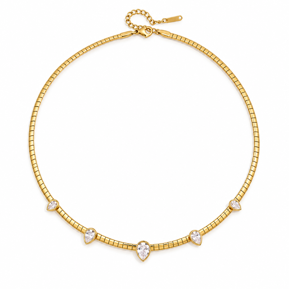 Monaco 5 Stone Necklace