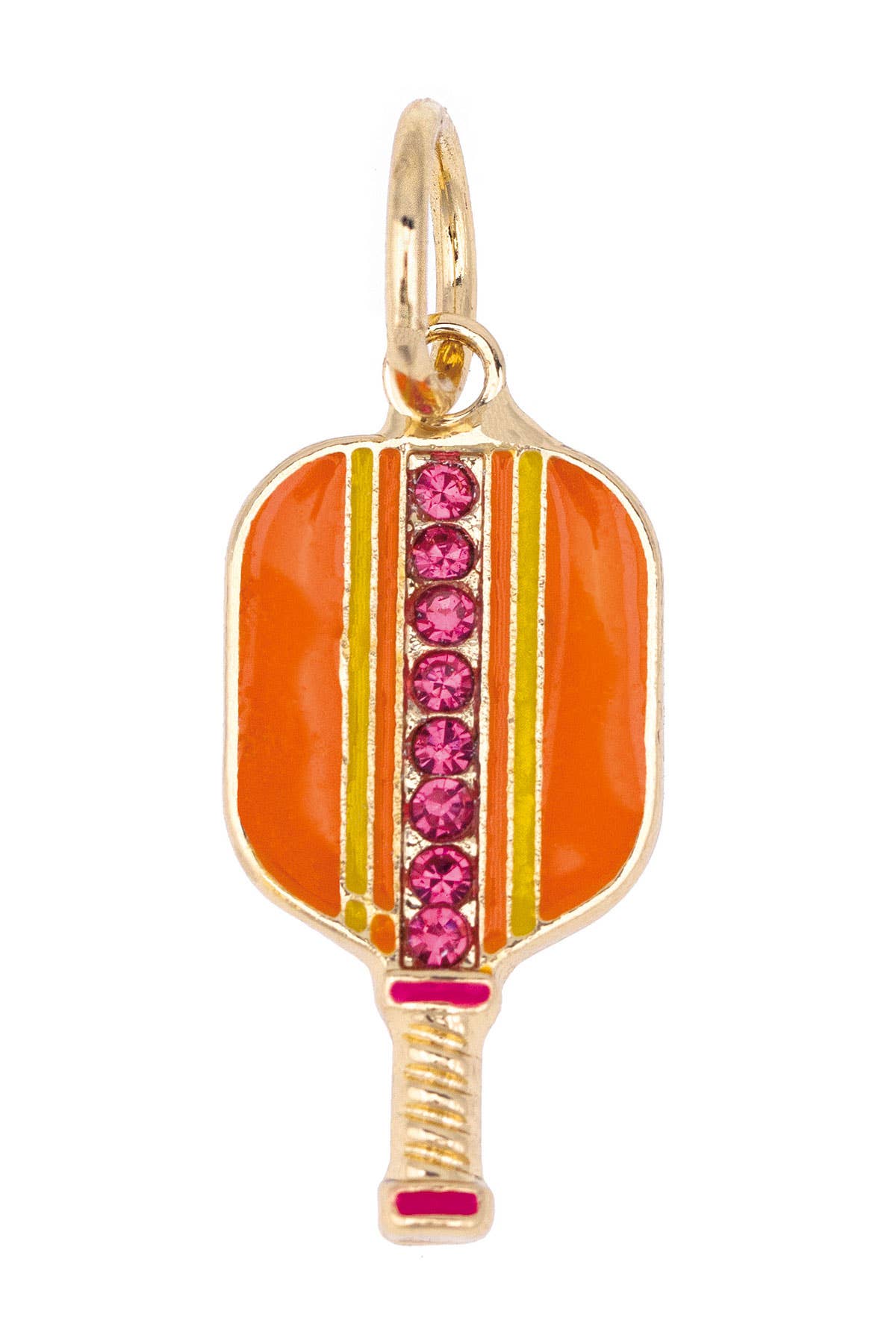 Charm- Pave Pickleball Paddle in Orange