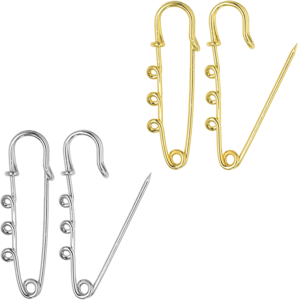 Three Loop Charm Safety Pin