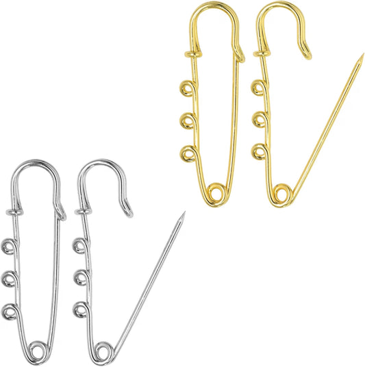 Three Loop Charm Safety Pin