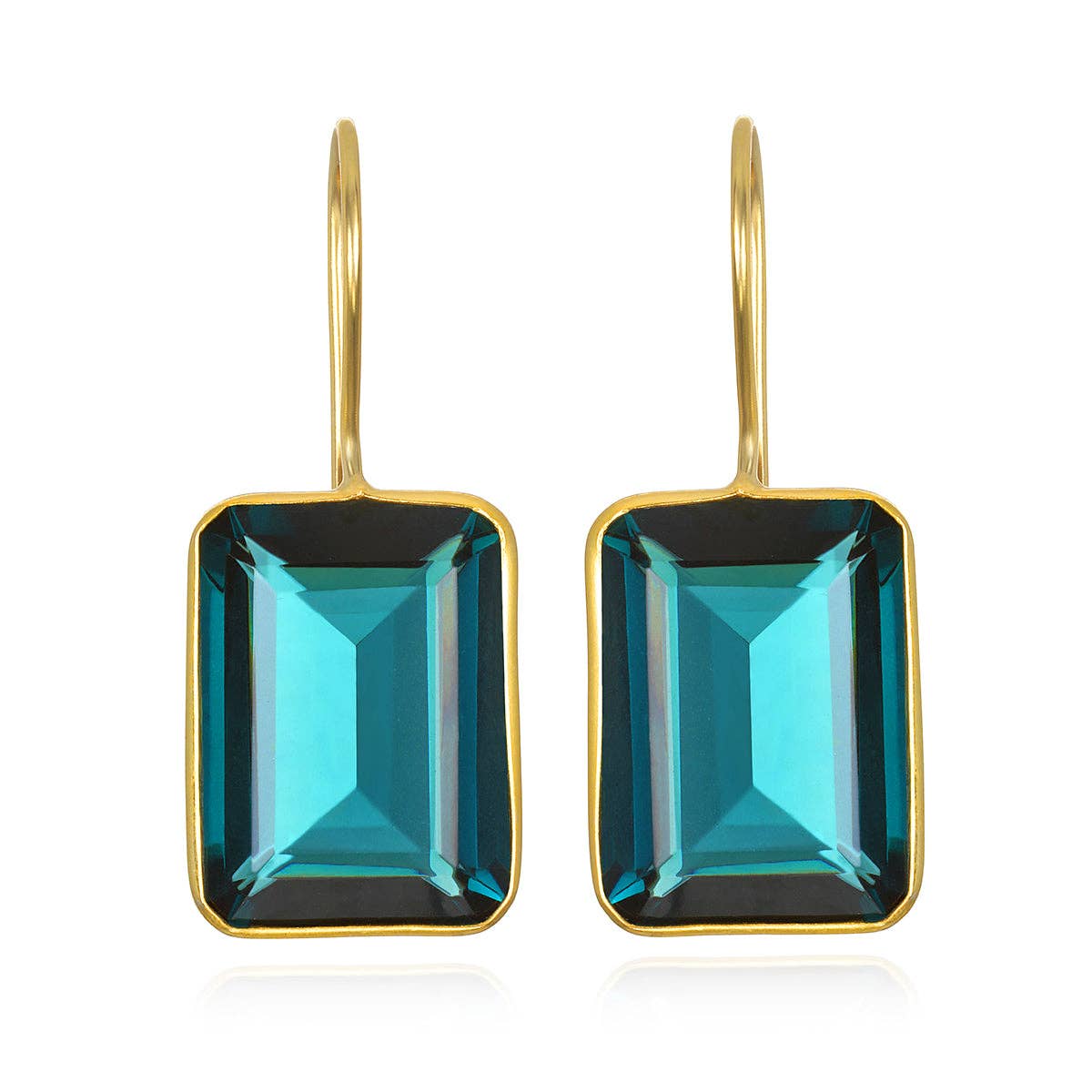 New! Emerald Cut Valencia-Emerald Green Gold