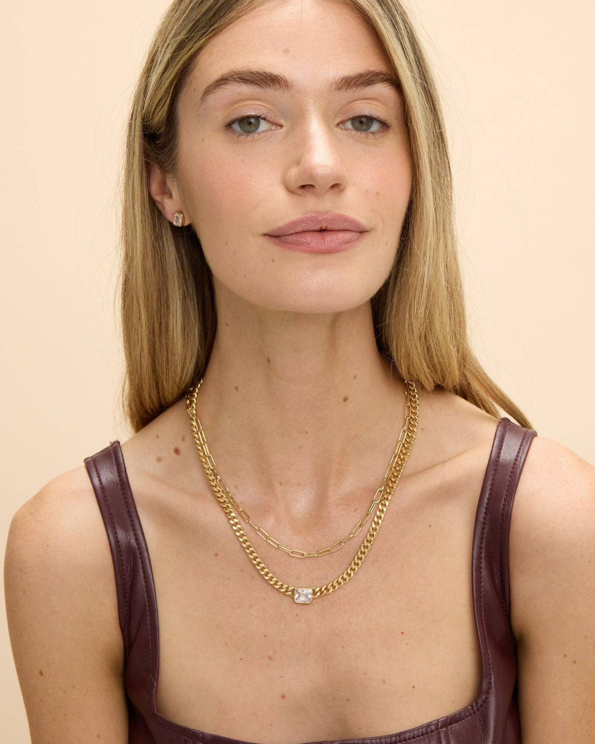 Bezel Set Essential Stud Earrings