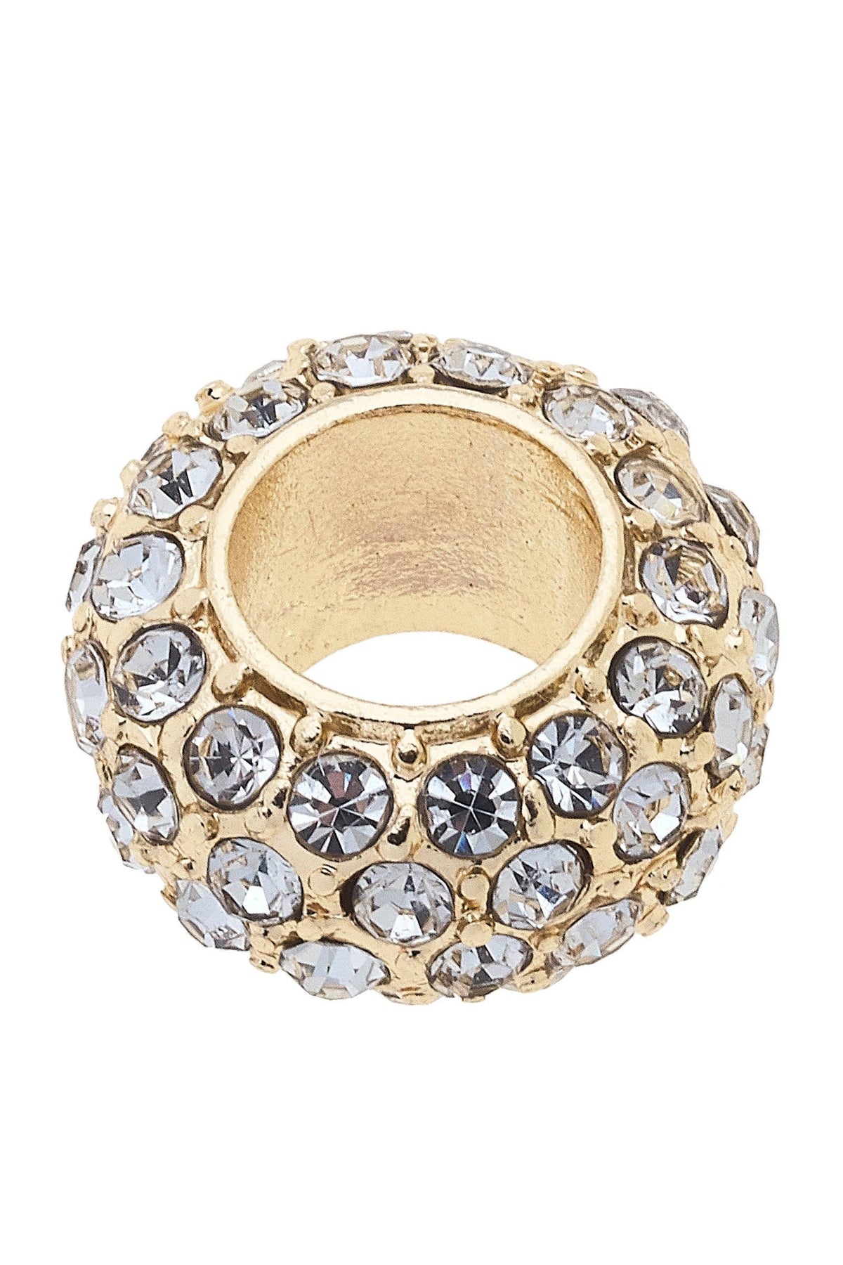 Charm- Pave Spacer Bead