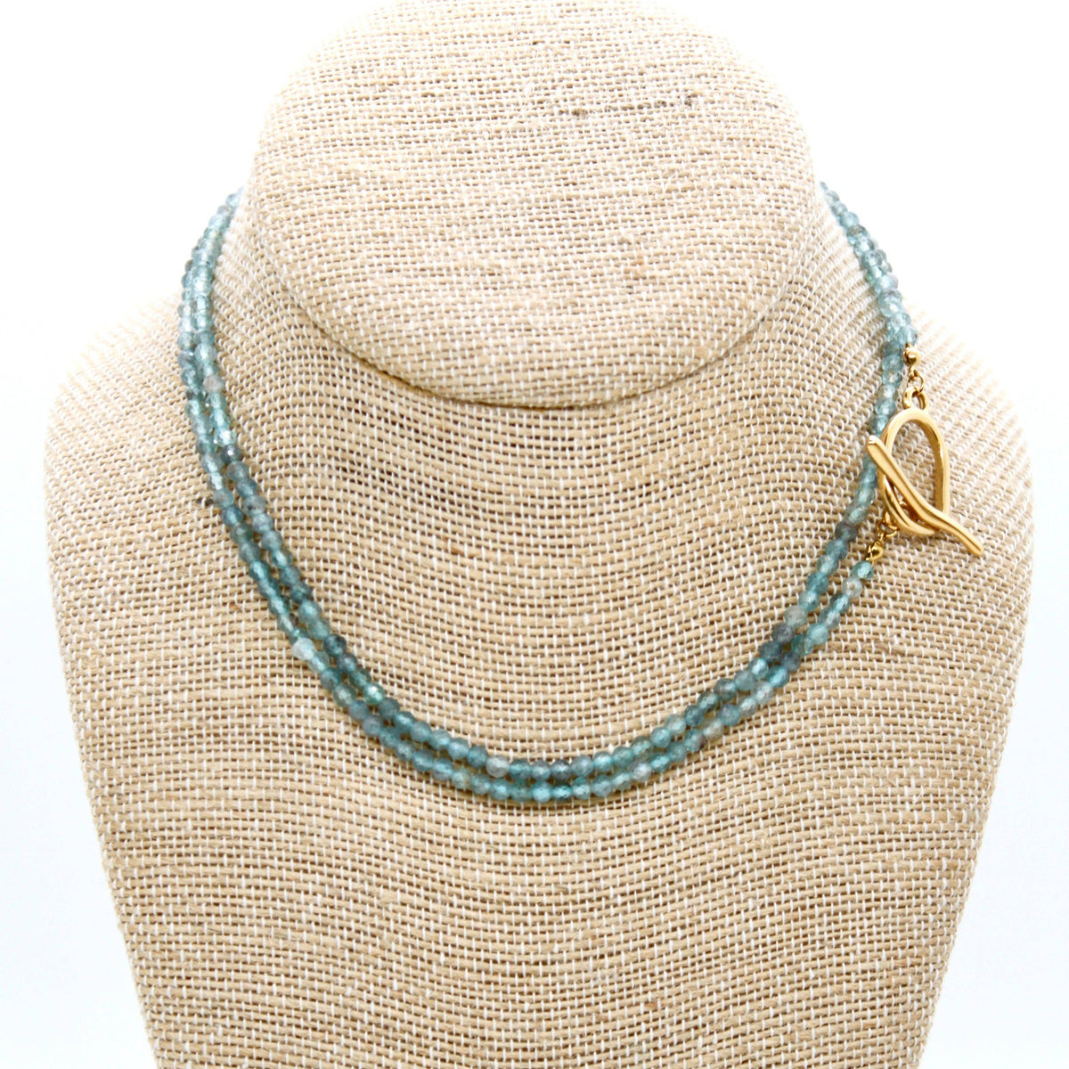Luxury Faceted Long Apatite Necklace or Bracelet - N9-305