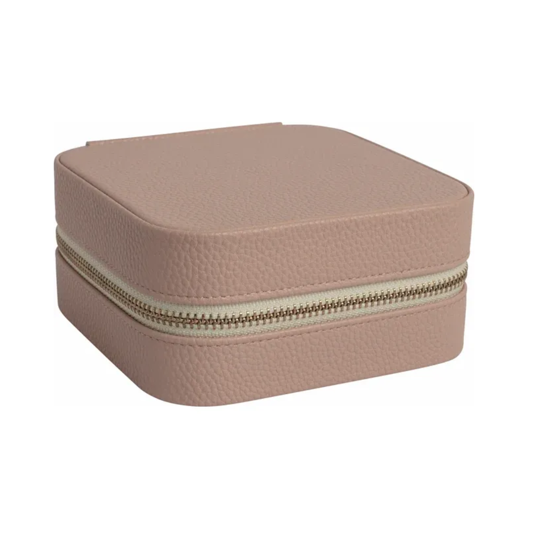 Leatherette Jewelry Travel Case with Mirror